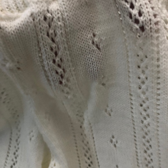 PrettyLittleThing Petite Pointelle Knit Flare Pant - Picture 8 of 8